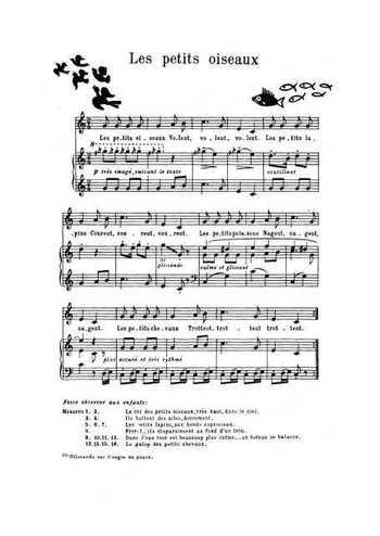 Les petits oiseaux